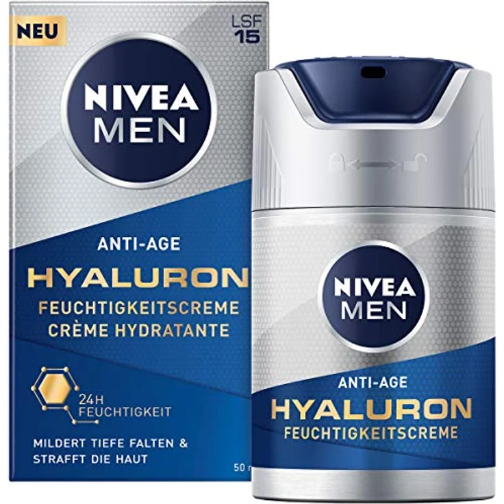 Nivea Men Anti Age Hyaluron Augencreme für Herren 15 ml – Bild 5
