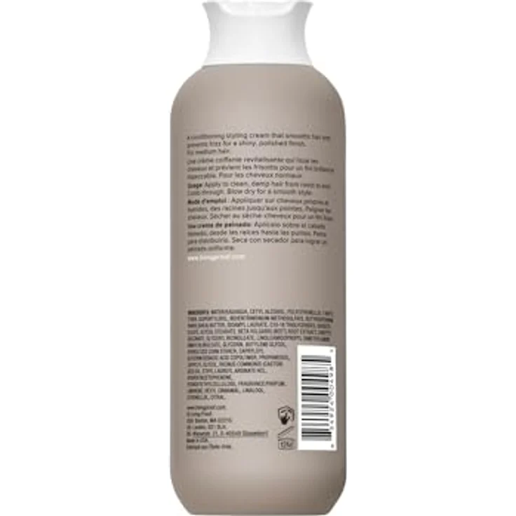 Living Proof No Frizz Smooth Styling Cream | Silikonfreie Stylingcreme pflegt trockenes und widerspenstiges Haar | Anti-Frizz, entwirrt, glättet | Cruelty free, ohne Parabene, Sulfate | 236ml – Bild 2