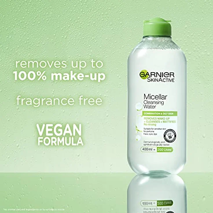Garnier SkinActive Micellar Combination & Sensitive Skin Sanftes Mizellenwasser für Mischhaut und empfindliche Haut 400 ml für Frauen – Bild 3
