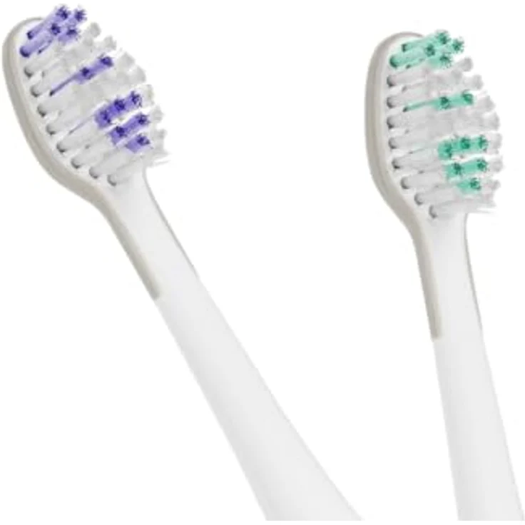 Teesa Bürstenköpfe für Schallzahnbürste Sonic, medium, 2 Stück Blisterverpackung – Bild 2