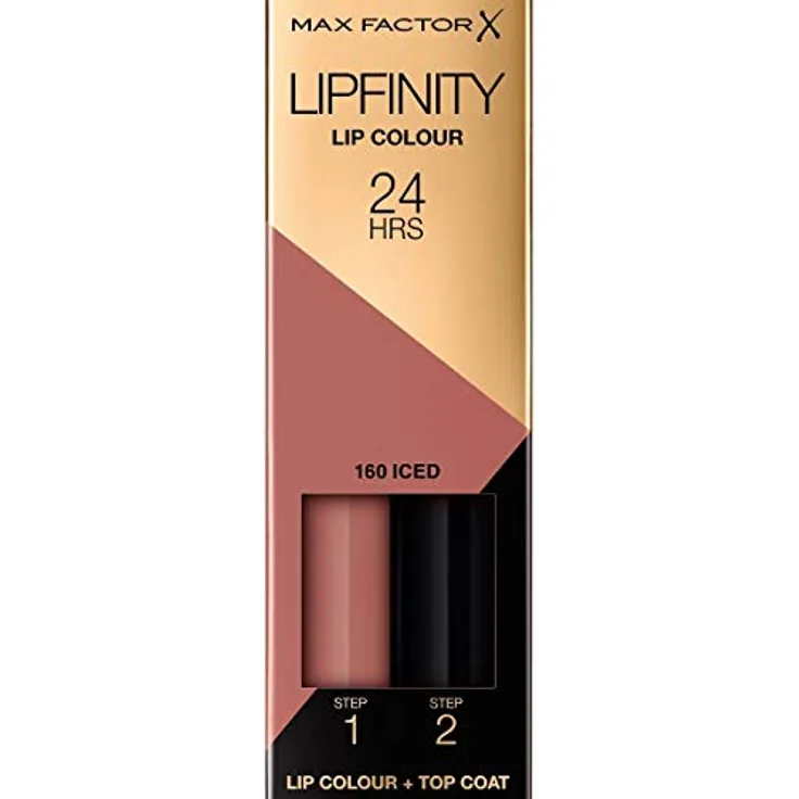 Max Factor Lipfinity Lippenstift 1,8 g in Farbe 160, hochpigmentierte langanhaltende Formel mit feuchtigkeitsspendendem Top Coat