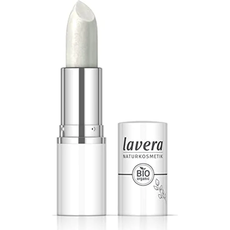 lavera Candy Quartz Lipstick -White Aura 02 - Federleichte Textur - Bis zu 6 Stunden Halt - vegan - Naturkosmetik (1x 17,9 g) – Bild 1