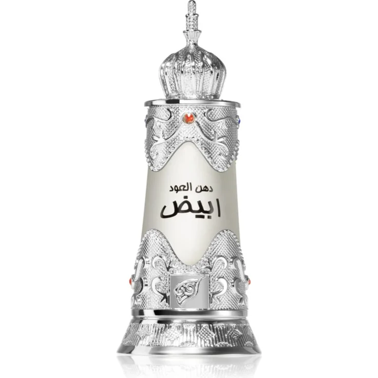 Afnan Dehn Al Oudh Abiyad, parfümiertes Öl Unisex, 20 ml, orientalischer Zitrus- und Moschusduft