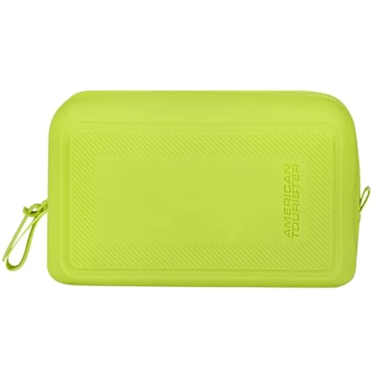 American Tourister URBAN GROOVE UG27 Washbag Pop, Kosmetiktasche aus hochwertigem Silikon, grün, 4,5 l Volumen, mit herausnehmbarer Inneneinteilung – Bild 5