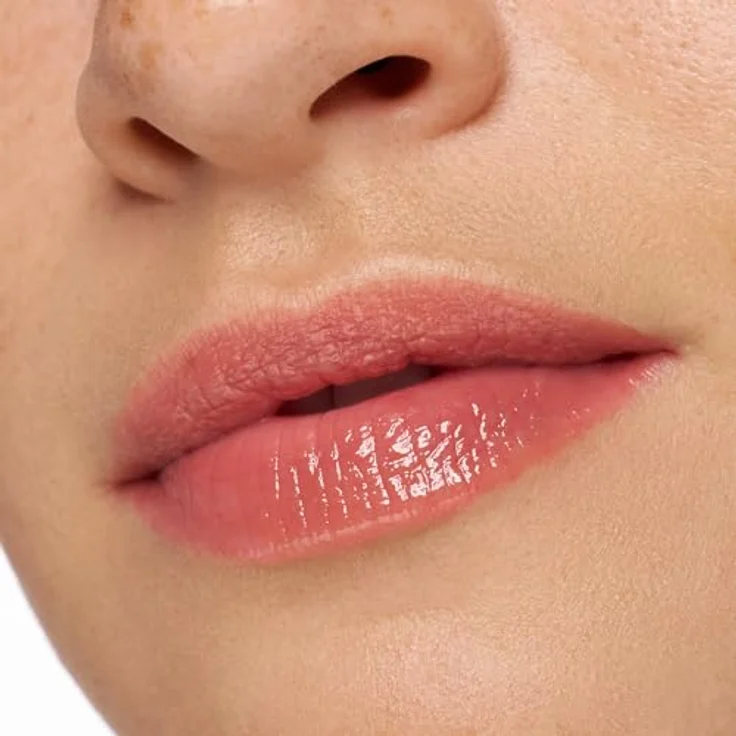 essence GLOSSY GLAZE high shine lipstick, Nr. 05, nude, hochpigmentiert, glänzend, vegan, 3er Pack (3x1.9g) – Bild 4