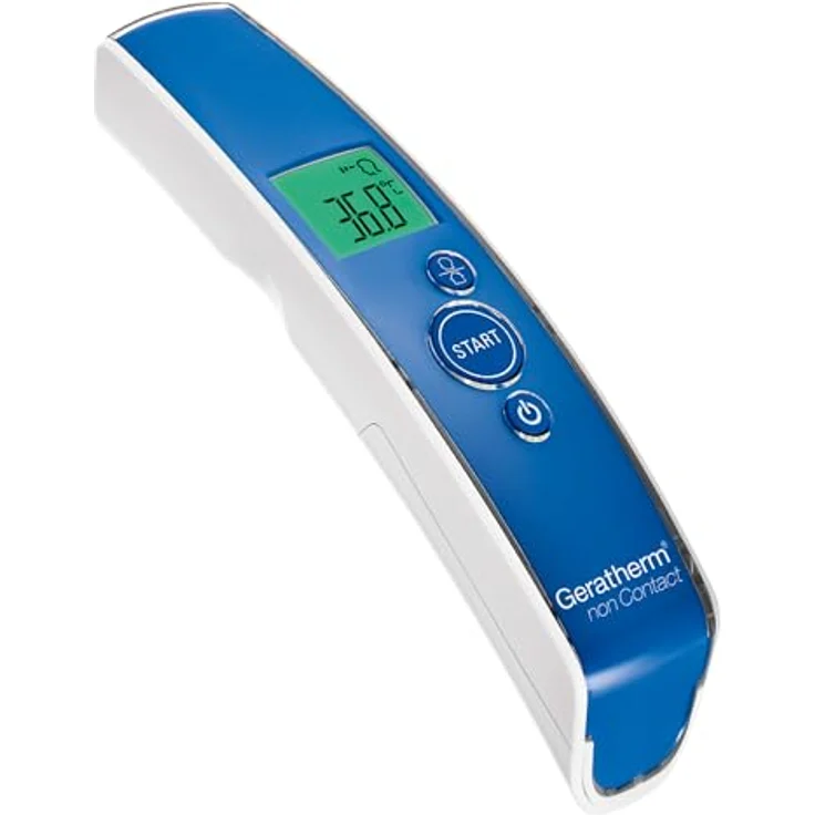 Geratherm GT-101, Berührungsloses Fieberthermometer für Stirnmessung, präzise Temperaturmessung von 0 bis 100 Grad, ergonomisches Design – Bild 1
