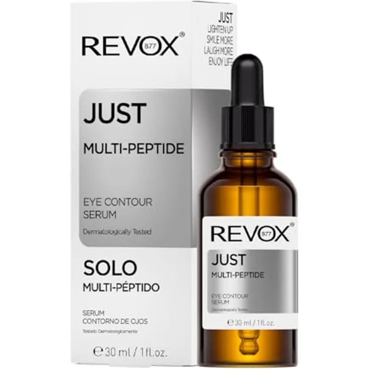 REVOX B77 JUST Multi-Peptide Augenserum, 30 ml, für intensive Pflege der Augenpartie, vegan, dermatologisch getestet
