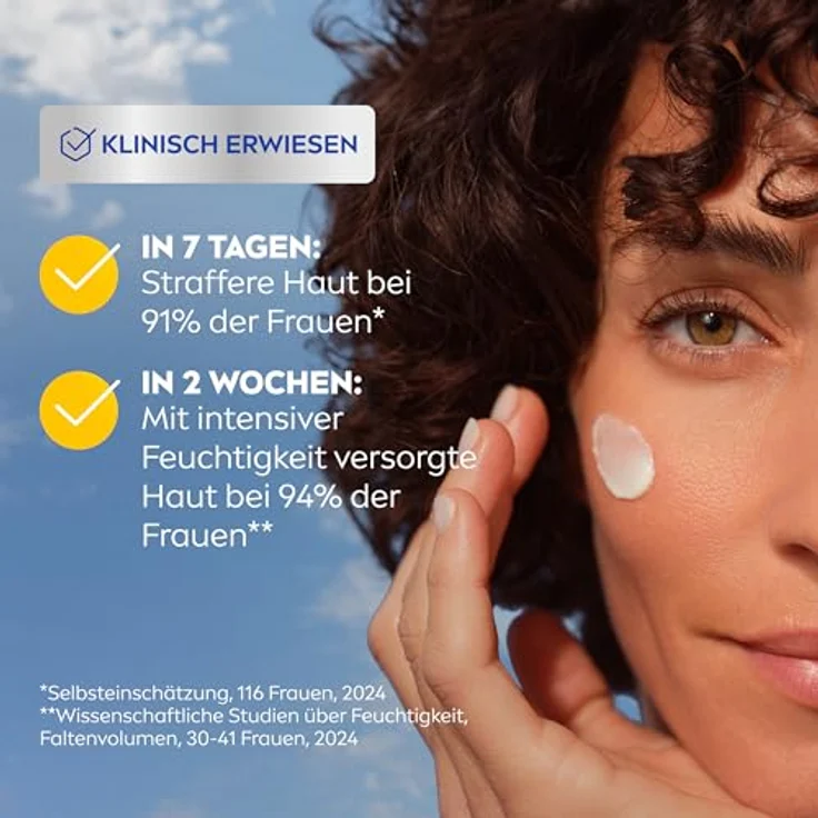 NIVEA Q10 Anti-Falten Power Extra Straffende Tagespflege LSF 15, 50 ml - Feuchtigkeitsspendend, mit Duo-Kollagen-Booster, für alle Hauttypen – Bild 4