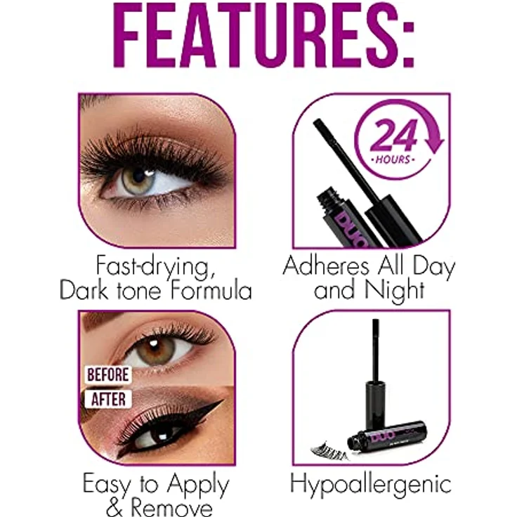 PEGAMENTO DUO QUICKSET #oscuro 5 gr Wimpernkleber – Bild 5
