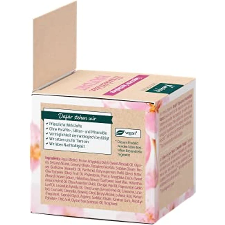 Kneipp Gesichtscreme Mandelblüten Hautzart - nährende Creme mit reichhaltiger Sheabutter, Mandelöl & Vitamin E - natürlicher Pflegeöl-Komplex - für trockene & sensible Haut - 50ml – Bild 5