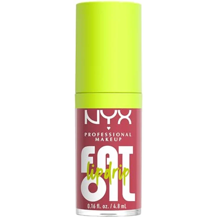 NYX Professional Makeup Fat Oil Lip Drip Lipgloss 4,8 ml - Farbe 09 CHILLIN' LIKE A VILLAIN, feuchtigkeitsspendende Formel mit Squalan und nicht klebriger Textur – Bild 7