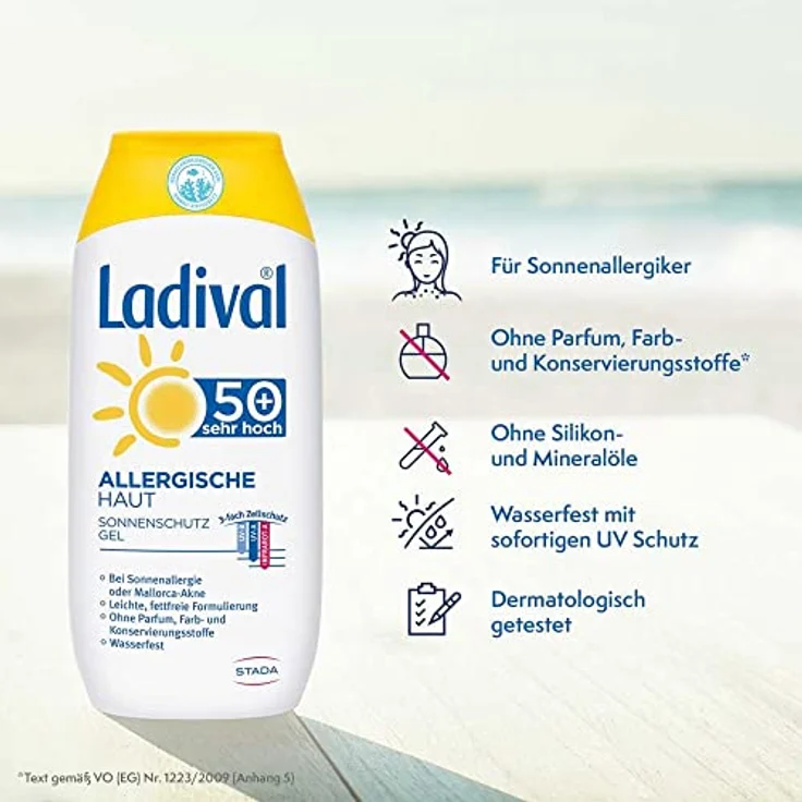 Ladival allergische Haut Gel LSF 50 200 ml – Bild 2