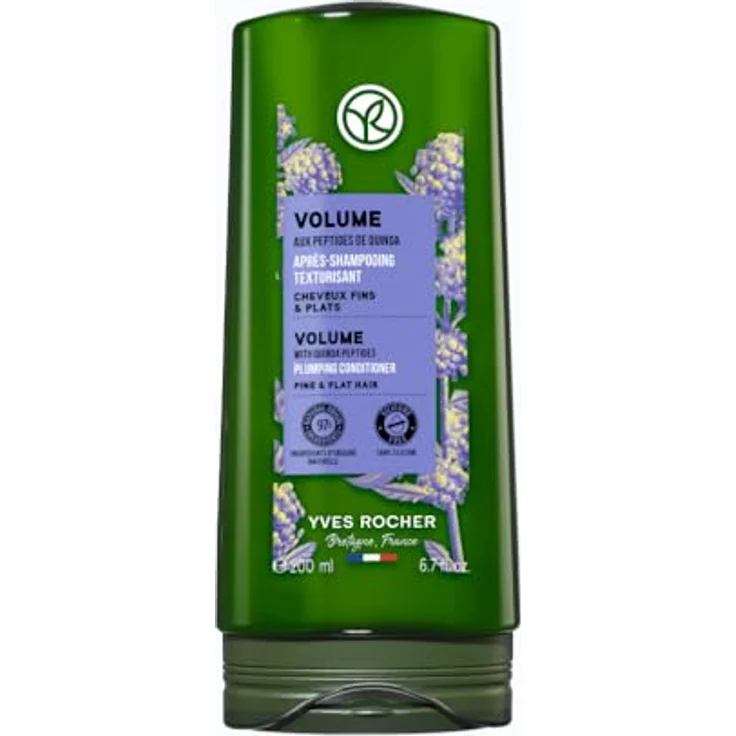 Yves Rocher Volume Plumping Conditioner, 200 ml, für feines & plattes Haar, mit Quinoa-Peptiden für sofortiges Volumen – Bild 1