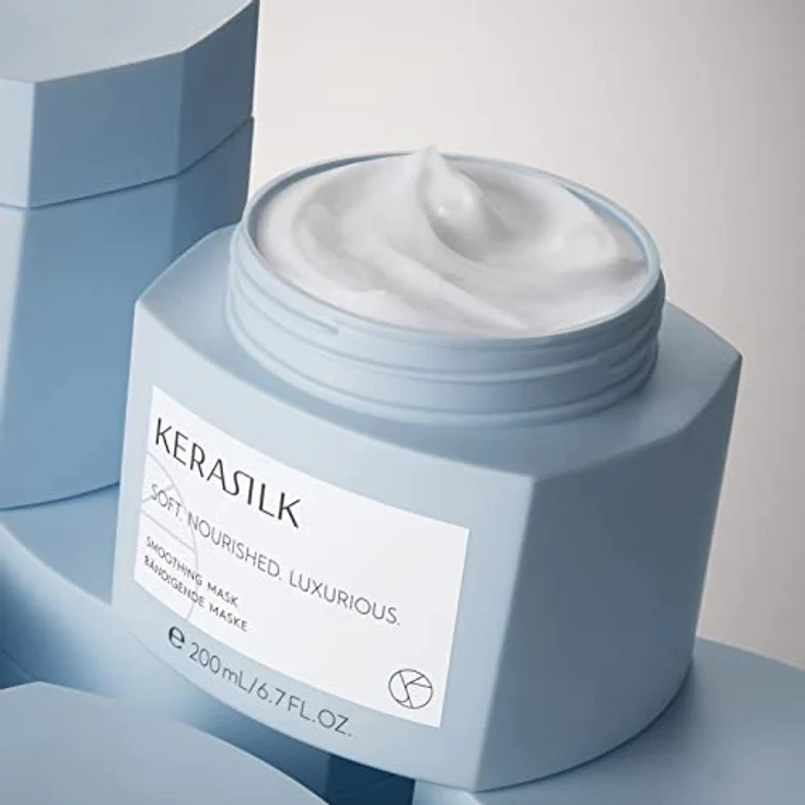 Kerasilk Specialist, Bändigende Haarmaske für widerspenstiges und krauses Haar, 200ml – Bild 5