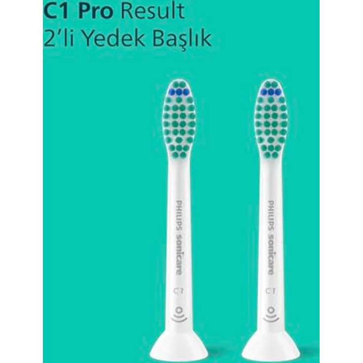 Philips Sonicare ProResults HX6012/87, Doppelpack Bürstenköpfe, 2 Stück, Weiß, Medium soft, bis zu 2x mehr Plaque-Entfernung – Bild 2
