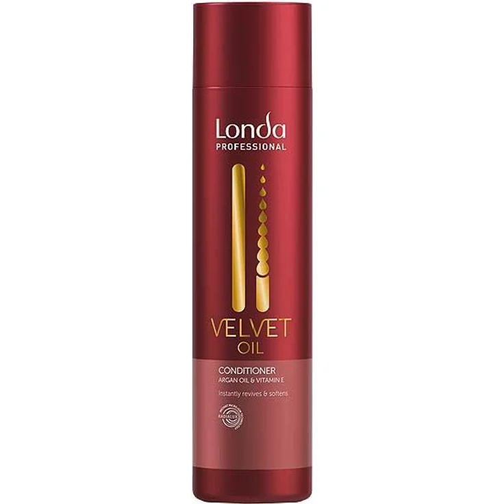 Londa Professional Velvet Oil Conditioner 250 ml, für alle Haartypen, mit Arganöl und Vitamin E, für geschmeidiges, glänzendes Haar
