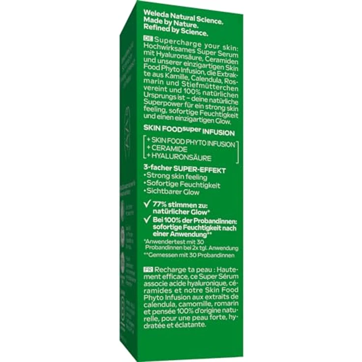 Weleda Skin Food Super Serum, Gesichtscreme mit Hyaluronsäure und Ceramide, 30 ml, Unisex, vegan, NaTrue-zertifiziert – Bild 2