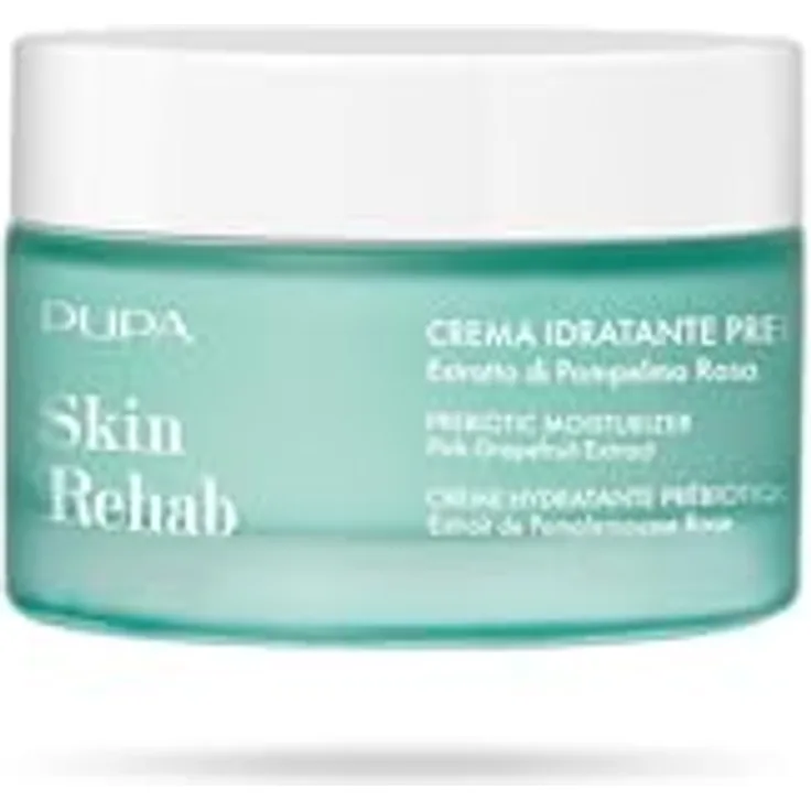 Pupa SKIN REHAB - CREMA IDRANTE PREBIOTICA, 50 ML, feuchtigkeitsspendende Gesichtscreme für empfindliche Haut, hautrehabilitierend und anti-aging