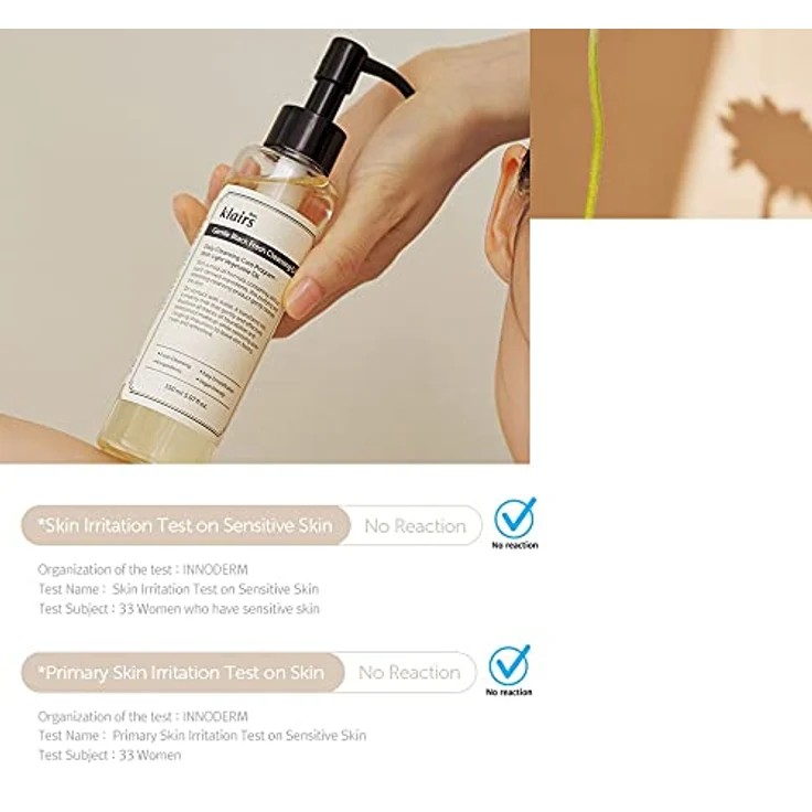 Dear Klairs Gentle Black Fresh Cleansing Oil Reinigungsöl 150 ml mit reinigender Wirkung – Bild 6