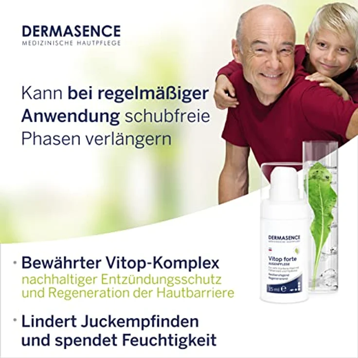 Dermasence Vitop forte Augenpflege, 15 ml – Bild 4