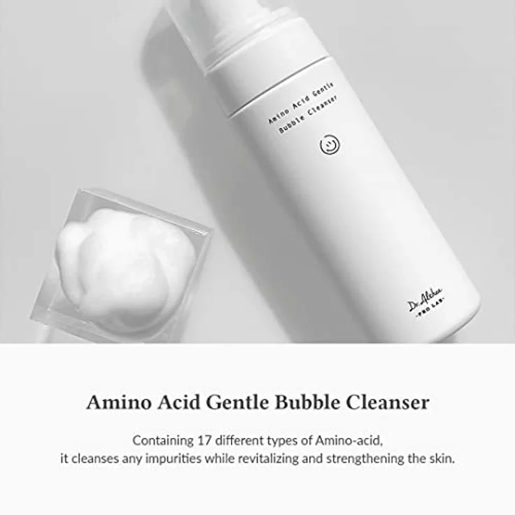 Dr. Althea Amino Acid Gentle Bubble Cleanser, sanfter Reinigungsschaum mit Hyaluronsäure und Ceramiden, 140 ml – Bild 2