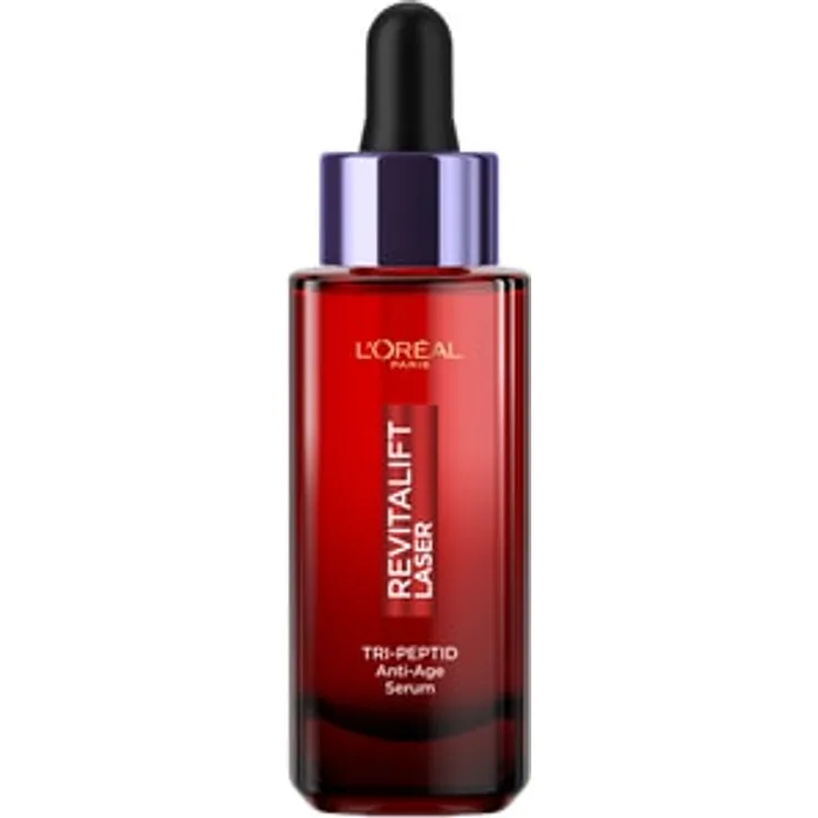 L'Oréal Paris Revitalift Laser Tri-Peptid Anti-Age Serum, Gesichtsserum mit Hyaluronsäure und Vitamin C, 30 ml