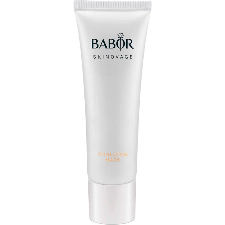 BABOR SKINOVAGE Vitalizing Mask, 50 ml Gesichtsmaske zur Belebung fahler Haut mit ATP, Algin und Papaya Extrakt