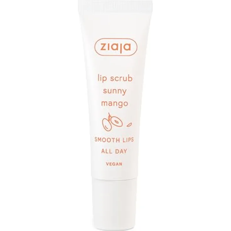 Ziaja Sunny Mango, Lippen-Zuckerpeeling mit feuchtigkeitsspendenden Eigenschaften, 12 ml