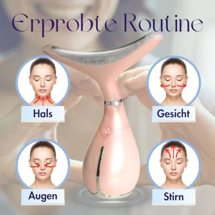 Winch Massagegerät [Neuheit] Beauty Deluxe, LED-Therapie, Vibrations-, Wärme- & Kältefunktion, strahlende Haut – Bild 8
