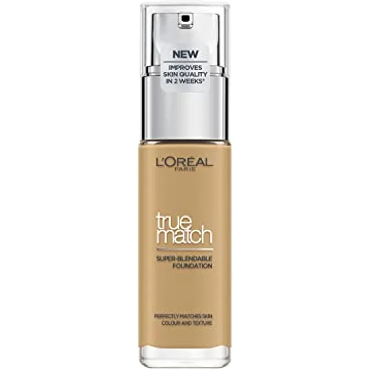 L'Oréal Paris Perfect Match in 6D/6W Golden Honey, flüssiges Make-up absolut natürlichen Teint, 30 ml