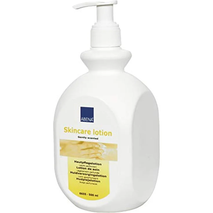 Abena Bodylotion Skincare Hautpflege mit Parfum, 500 ml, nicht fettend, ideal nach dem Sonnenbad, für Kleinkinder geeignet – Bild 3