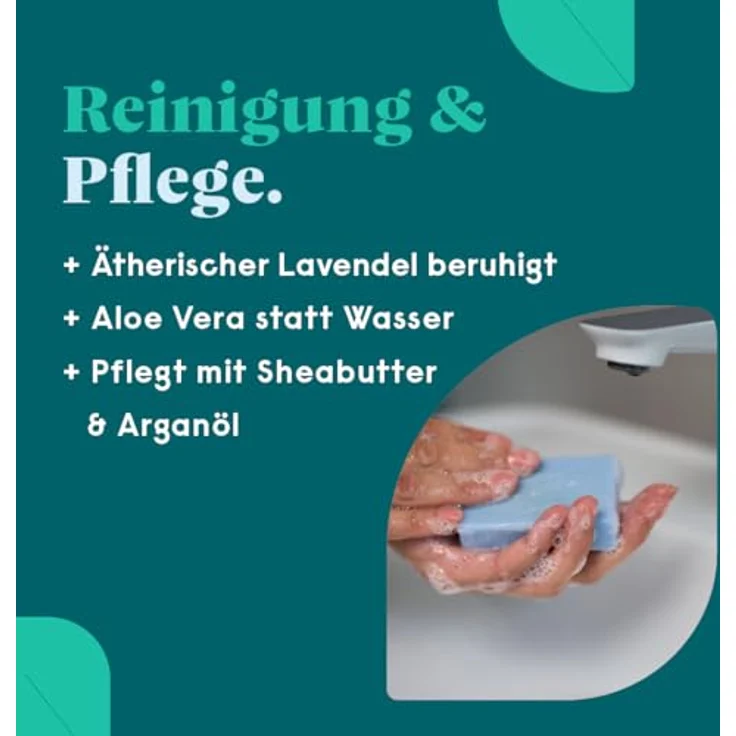 4 PEOPLE WHO CARE SOAP Feste Cremeseife mit Arganöl, 100 g, für alle Haut- & Haartypen, feuchtigkeitsspendend – Bild 2