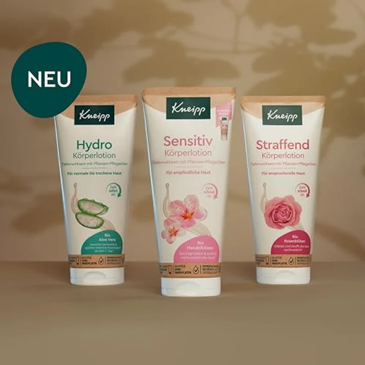 Kneipp Straffend Körperlotion - Bodylotion mit hochwertigem Extrakt aus Bio-Rosenblüten - Tiefenwirksam mit Pflanzen-Pflegeölen - Zieht schnell ein - speziell für die anspruchsvolle Haut - 200ml – Bild 5