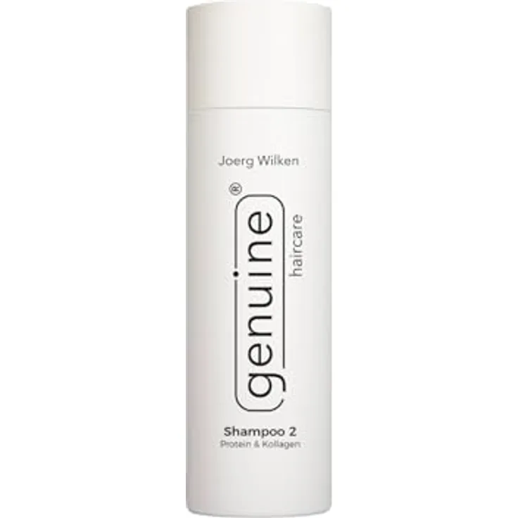 genuine haircare Shampoo 2 - Protein Shampoo für feines Haar, Kollagen & Hyaluronsäure, vegan, silikonfrei, 200 ml