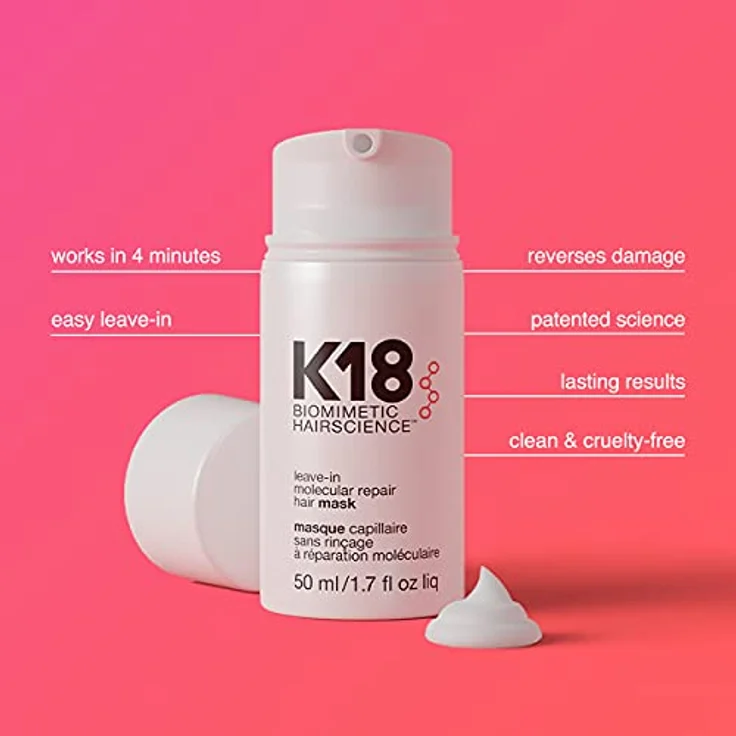 K18 Leave-In Molecular Repair Hair Mask 50 ml – Bild 2