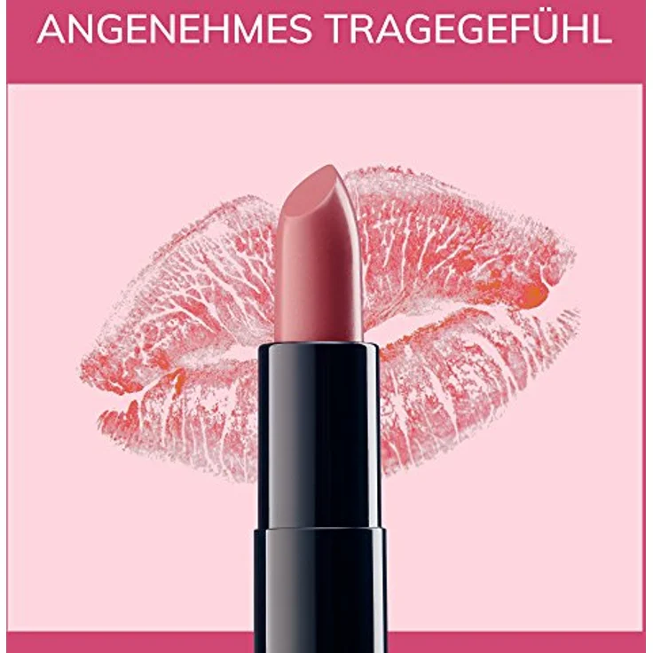 Manhattan All In One Lippenstift, Schimmernder Lipstick für langanhaltenden Glanz & intensive Farbe, Hip Hazelnut 230, 1 x 4,5g – Bild 3