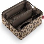 REISENTHEL® Kosmetiktasche fold case leo macchiato, stilvolle Beauty Case mit Leopardenmuster, wasserabweisend, 23 x 11 x 11 cm, 1,5l Volumen