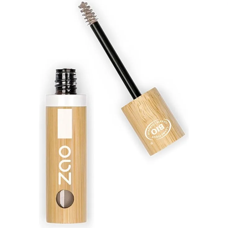 ZAO Augenbrauen-Mascara 3,6 ml, Bio-Rizinusöl, vegan, nachfüllbar