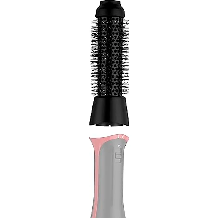 Revlon Rundbürste ONE-STEP RUNDBÜRSTENAUFSATZ, RVDR5325, für Warmluftbürste Volumiser RVDR5298E und Multi Styler RVDR5333, mit Volumen am Haaransatz und weichen Locken, schwarz – Bild 2