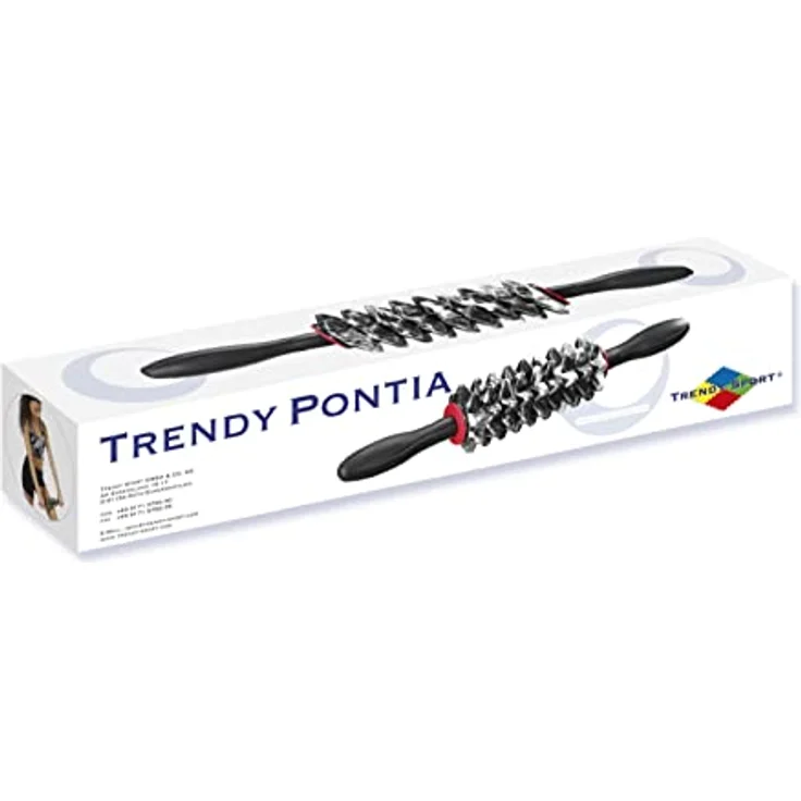 Trendy Sport Massageroller Trendy Pontia - Faszienroller zur schnellen Geweberegeneration, blau – Bild 9