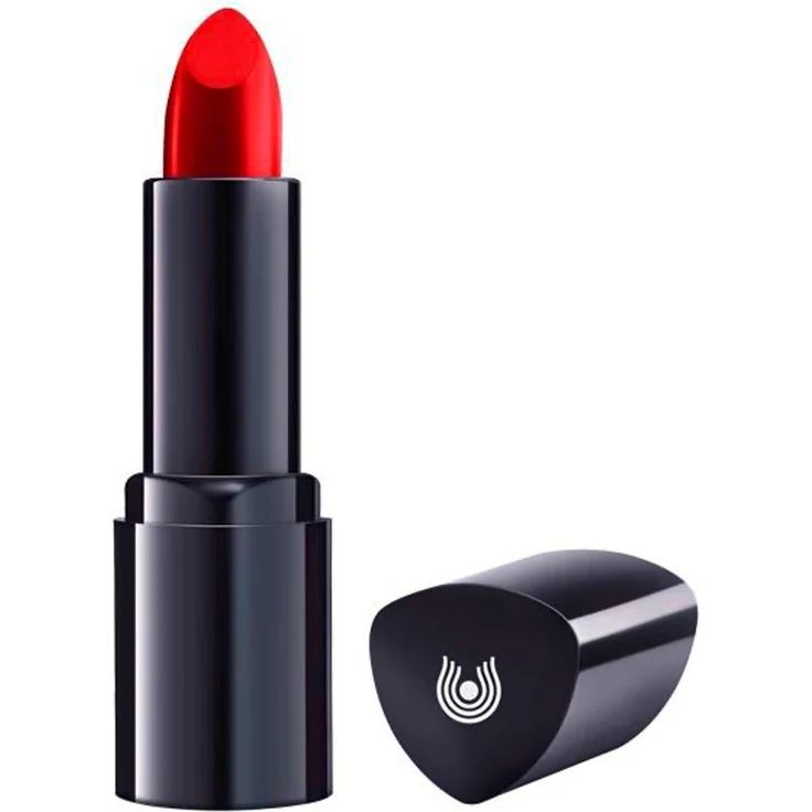 Dr. Hauschka Lipstick 11 Amaryllis, 100% Naturkosmetik mit intensiver Farbe und softem Glanz, 4,1 g