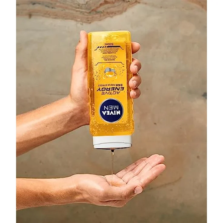 Nivea Men Active Energy 500ml Shower Gel for Men  – Bild 6