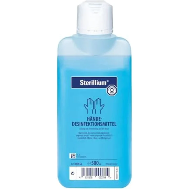 Bode Sterillium Hände-Desinfektionsmittel 500 ml, 2 Stück, insgesamt 1 l, bakterizid, fungizid, tuberkulozid, begrenzt viruzid - Preisvergleich – Bild 2