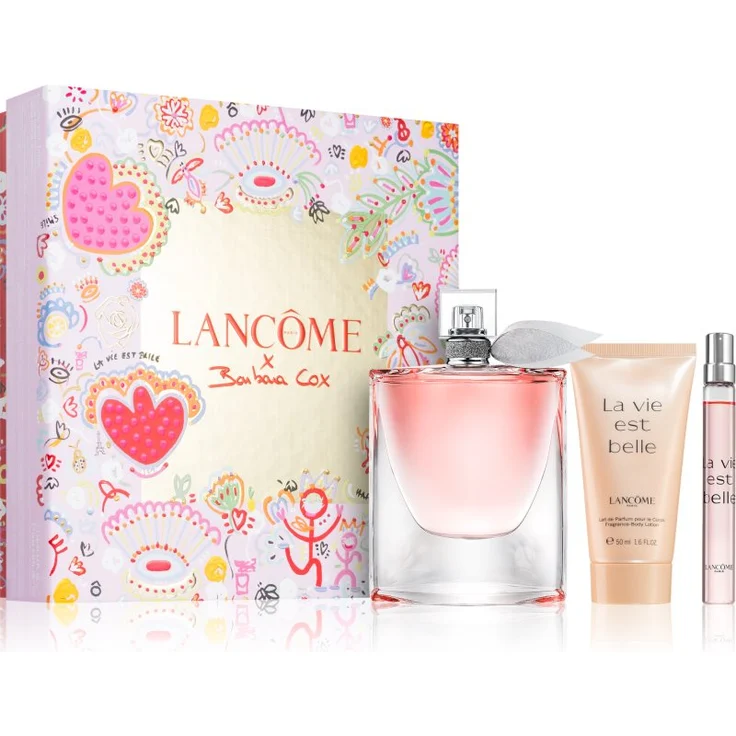 Lancôme La vie est belle Geschenkset für Damen, Blumiger Duft mit 100 ml Eau de Parfum und 50 ml Body Lotion, luxuriöse Ausführung