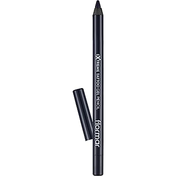 flormar Extreme Tattoo Gel Pencil wasserfester Gel-Stift für die Augen, Farbton 04 Intense Blue, 1,2 g, präzise Linien mit intensiver Farbe