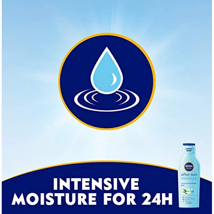 Nivea After Sun Lotion mit Aloe Vera, 200ml feuchtigkeitsspendende After-Sun-Pflege – Bild 4