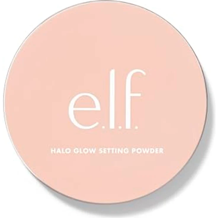 e.l.f. Halo Glow Setting Powder, Seidig, Halbmattes Finish, Minimiert Poren und Feine Linien, Vegan & Tierversuchsfrei, Light, 6,8 g – Bild 3
