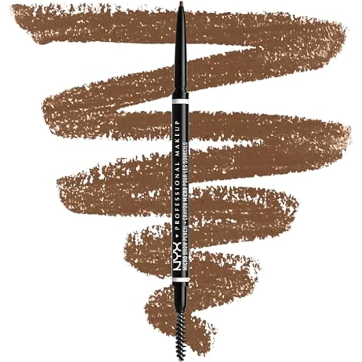 NYX Professional Makeup Micro Brow Pencil Augenbrauenstift, Farbton 5.5 Cool Ash Brown, präzise Nachzeichnung, 0.09 g – Bild 1