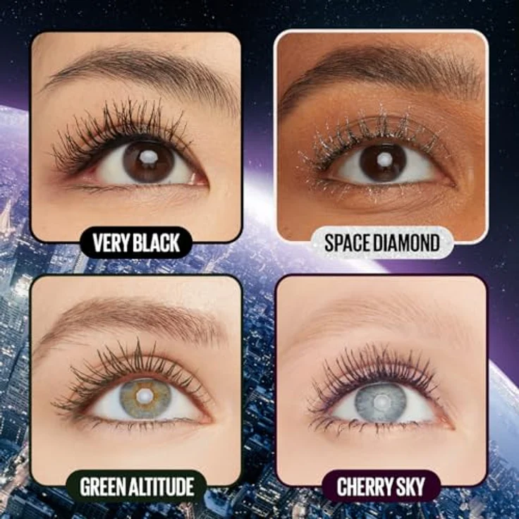 Maybelline New York Lash Sensational Plum Twilight, dunkelviolette Mascara für Extreme Länge & volles Volumen, Intensiver Look, Sky High, 7 ml – Bild 3