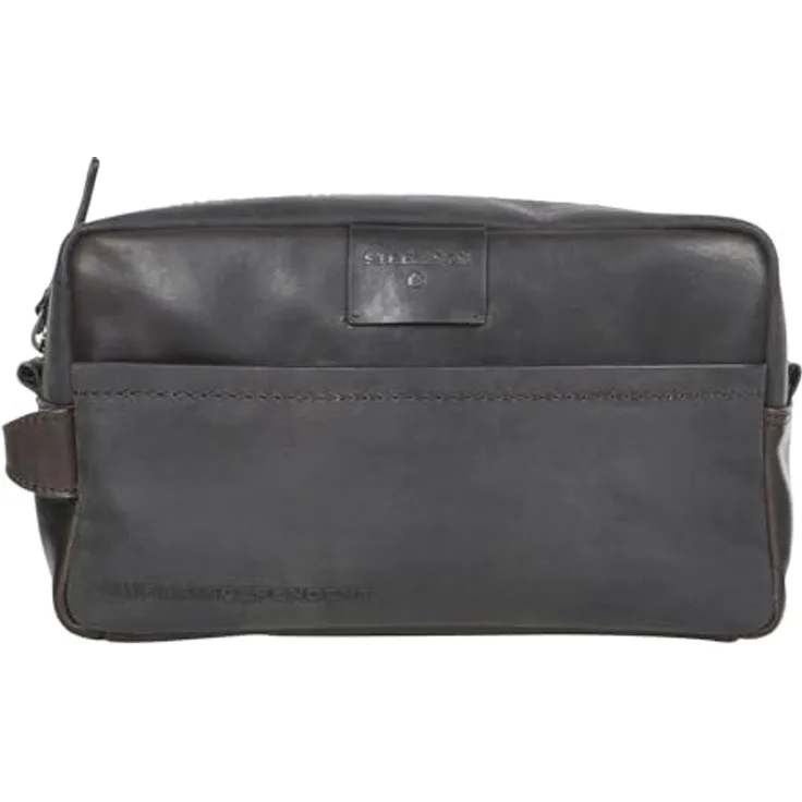 Strellson Brick Lane Dick - Kulturbeutel 24 cm darkbrown